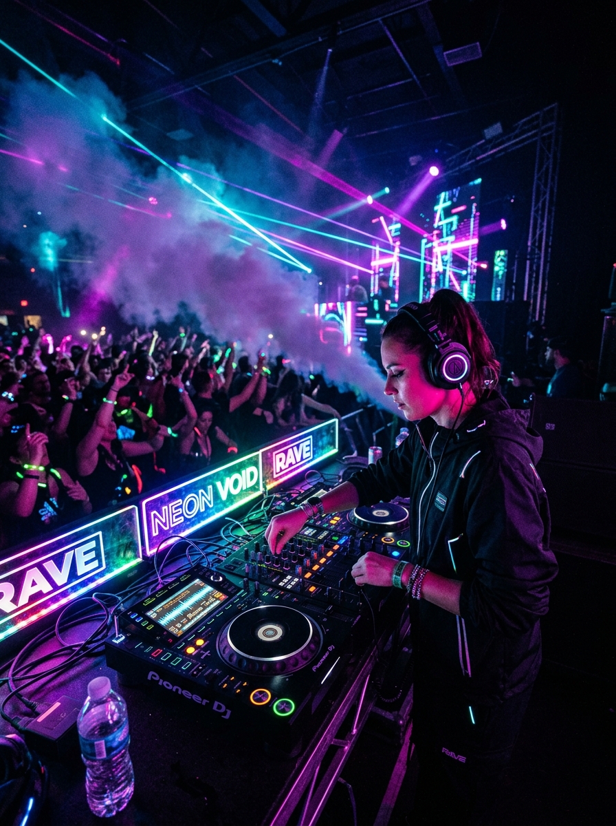 DJ performing